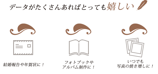 データがたくさんあればとっても嬉しい！